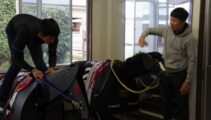 JRA田中博康調教師が来校！3年生と2年課程2年生の騎乗をみていただきました！！